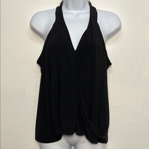Bar‎ III Elegant Black Halter Top